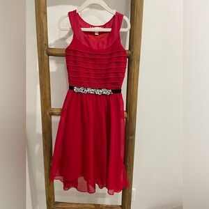 Beautiful Girls Dress with Crystal Detail